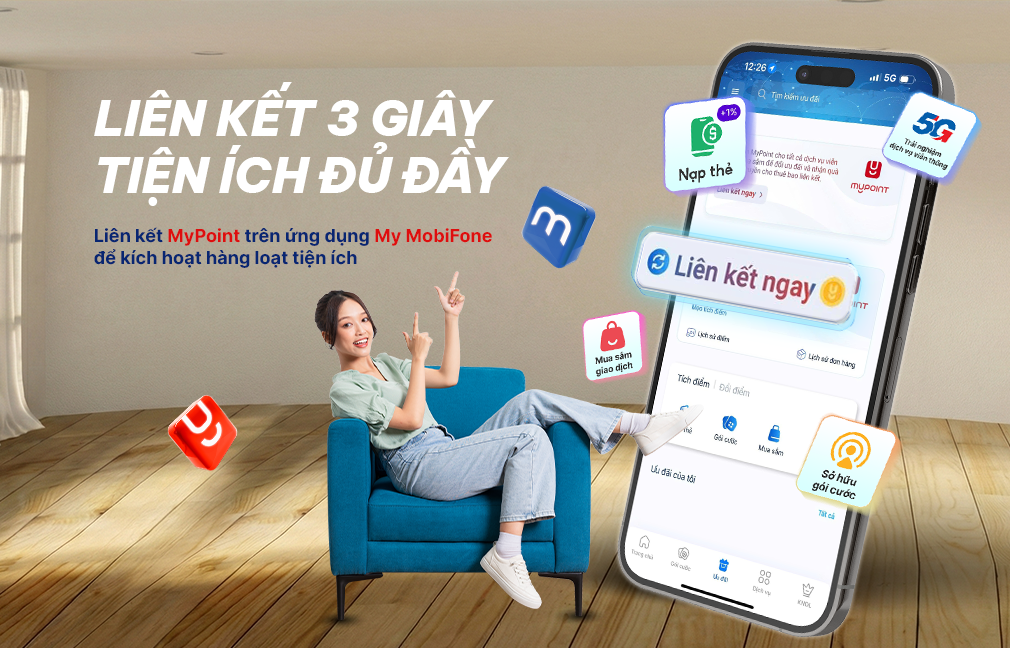 Liên kết MyPoint trên My MobiFone